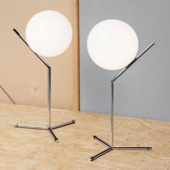 FLOS IC T1 Vysoká stolová lampa, lesklý chróm
