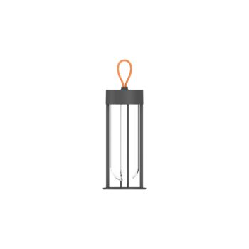 FLOS In Vitro Unplugged LED svetlo sivá 3 000 K