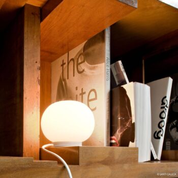 FLOS Mini Glo-Ball T - sférická stolová lampa