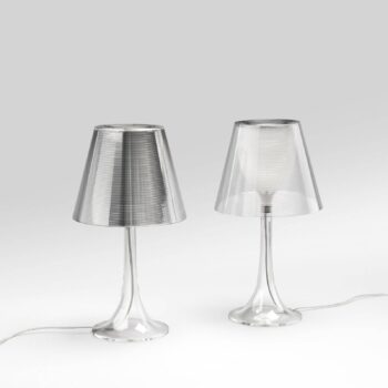FLOS Miss K stolová lampa, stmievač, transparentná