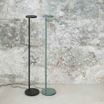 FLOS Oblique Floor stojacia LED lampa 927 antracit