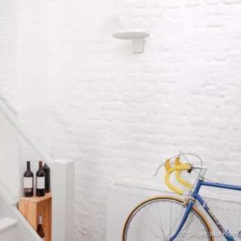 FLOS Oplight W1 nástenné LED, biela štruktúrovaná