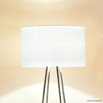 FLOS RAY F2 - Stojacia lampa s priehľadným skleneným tienidlom