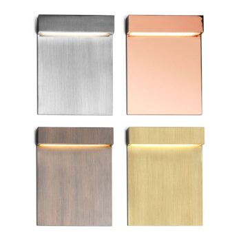 FLOS Real Matter LED vstavané nástenné svietidlo IP65 bronz