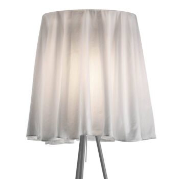 FLOS Rosy Angelis - Stojacia lampa, strieborný rám