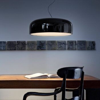 FLOS Smithfield S LED závesné svietidlo, čierna