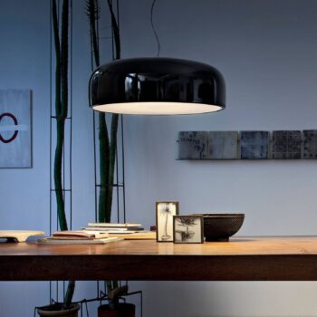 FLOS Smithfield S LED závesné svietidlo, čierna