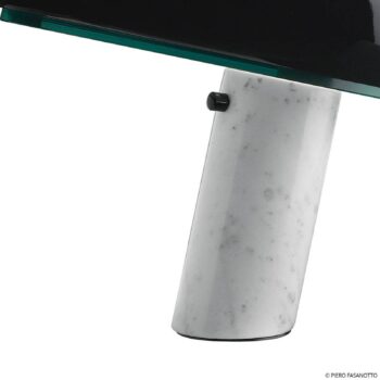 FLOS Snoopy stolná lampa, stmievač, čierna