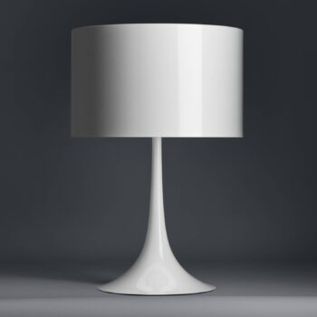 FLOS Spun Light T1 - biela stolová lampa