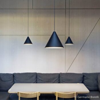 FLOS String light závesná lampa, 12m kábel, kužeľ