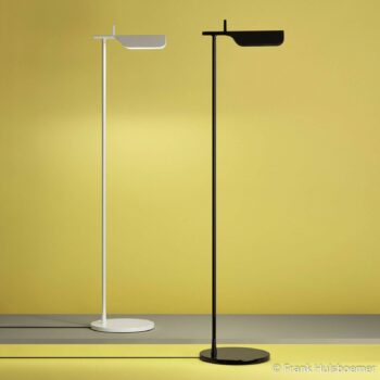 FLOS Tab stojacia LED lampa, čierna