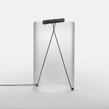 FLOS To-Tie T2 stolová LED lampa, čierna