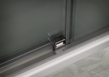 FORTE - Sprchové dvere URBAN ESSENCE N1FS - Farba rámu zásteny - Hliník ossidato, Rozmer A - 140, Smer zatváranie - Pravé (DX), Výplň - Číre bezpečnostné sklo - 6 mm BEN14DXA1