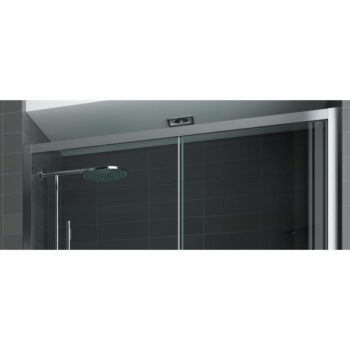 FORTE - sprchovací kút URBAN ESSENCE A1FS - Farba rámu zásteny - Hliník ossidato, Rozmer A - 80, Smer zatváranie - Ľavé (SX), Výplň - Číre bezpečnostné sklo - 6 mm, Výška - 200 BEA12SXA1