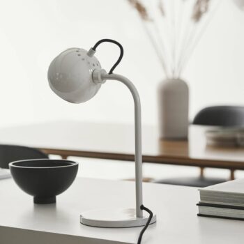 FRANDSEN Ball Single stolová lampa, svetlosivá