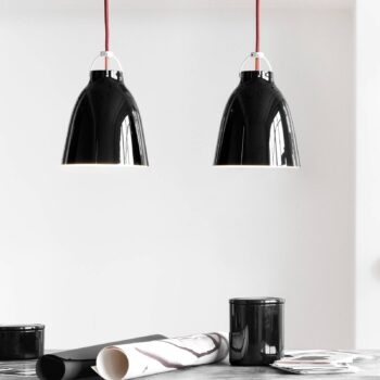 FRITZ HANSEN Caravaggio P1 lesklá čierna