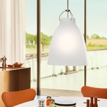 FRITZ HANSEN Caravaggio P3 opálové sklo Ø 40 cm