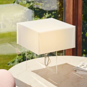 FRITZ HANSEN Cross-Plex stolová lampa, výška 30 cm