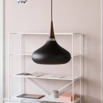 FRITZ HANSEN Orient P2 Kyvadlo čierna/ružová Ø 34cm