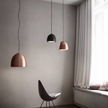 FRITZ HANSEN Suspence P1 závesný medený Ø 24cm