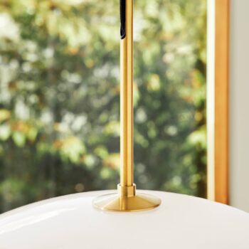 FRITZ HANSEN Závesná lampa Clam Ø 44 cm