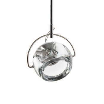 Fabbian Beluga Colour – závesná lampa, číra