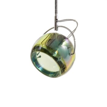 Fabbian Beluga Colour – závesná lampa, zelená