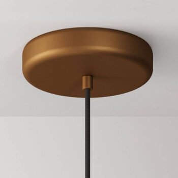 Fabbian Claque LED závesné svietidlo 20 cm bronz
