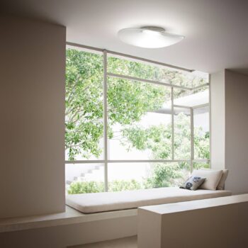 Fabbian Loop sklenené stropné LED svietidlo 3000 K