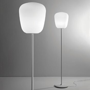 Fabbian Lumi Baka sklenená stojaca lampa Ø 33 cm