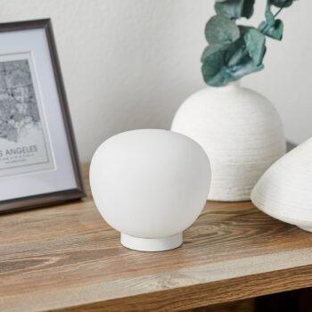 Fabbian Lumi Mochi stolná lampa ležiaca Ø 12 cm