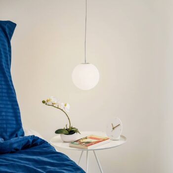 Fabbian Lumi Sfera sklenená závesná lampa, Ø 14 cm
