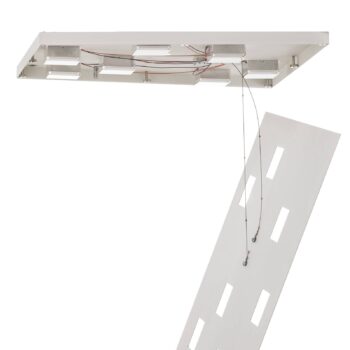 Fabbian Quarter biele stropné LED svetlo 7-pl.