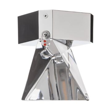 Fabbian Tripla krištáľové stropné LED hliník