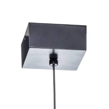 Fabbian Tripla závesné LED krištáľ antracit