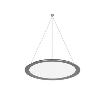 Fagerhult Appareo Round Ø67,5cm DALI 840 strieborná