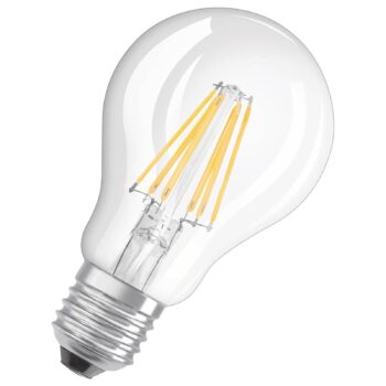 Filament LED žiarovka E27 6W teplá biela sada 3