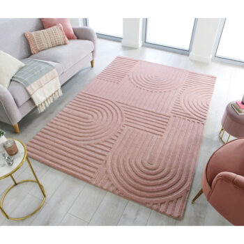 Flair Rugs, AKCIA: 120x170 cm Kusový koberec Solace Zen Garden Blush, ružová, obývacia izba