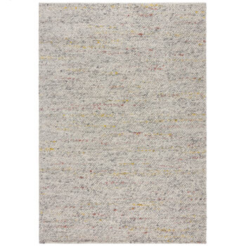 Flair Rugs, AKCIA: 120x170 cm Ručne tkaný kusový koberec Minerals Black/White, biela, chodba / predsieň