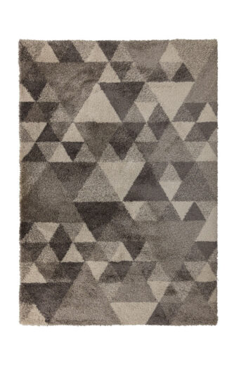 Flair Rugs, AKCIA: 160x230 cm Kusový koberec DAKAR Nuru Grey / Ivory, šedá, chodba / predsieň