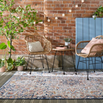Flair Rugs, AKCIA: 160x230 cm Kusový koberec Plaza Mabel Navy – na von aj na doma, modrá, exteriér