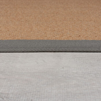Flair Rugs, Behúň Herringbone Border Kira Grey, 60x230, béžová, chodba / predsieň