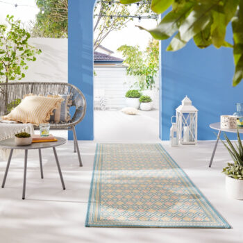 Flair Rugs, Behúň Marseille Coast Pastel Multi – na von aj na doma, 80x230, viacfarebná, chodba / predsieň