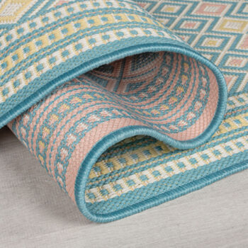Flair Rugs, Behúň Marseille Coast Pastel Multi – na von aj na doma, 80x230, viacfarebná, chodba / predsieň