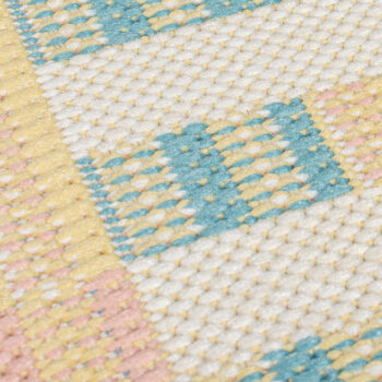 Flair Rugs, Behúň Marseille Villa Check Multi – na von aj na doma, 80x230, viacfarebná, chodba / predsieň