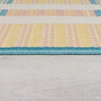 Flair Rugs, Behúň Marseille Villa Check Multi – na von aj na doma, 80x230, viacfarebná, chodba / predsieň
