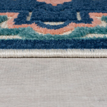 Flair Rugs, Behúň Miami Beach Floral Blue – na von aj na doma, 80x230, viacfarebná, exteriér