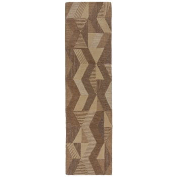 Flair Rugs, Behúň Moda Asher Natural, 60x230, hnedá, chodba / predsieň