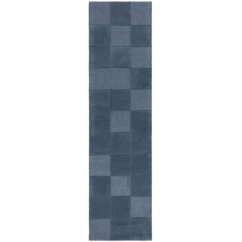 Flair Rugs, Behúň Moderno Checkerboard Blue, 60x230, modrá, chodba / predsieň