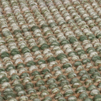 Flair Rugs, Behúň Mottle Jute Ombre Green, 60x230, zelená, chodba / predsieň